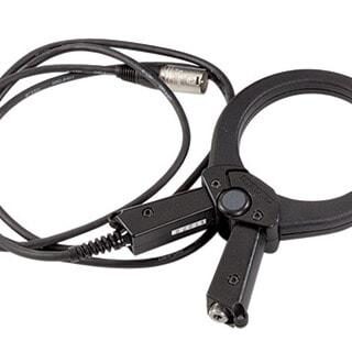 A magnifying glass with a cord attached to it.